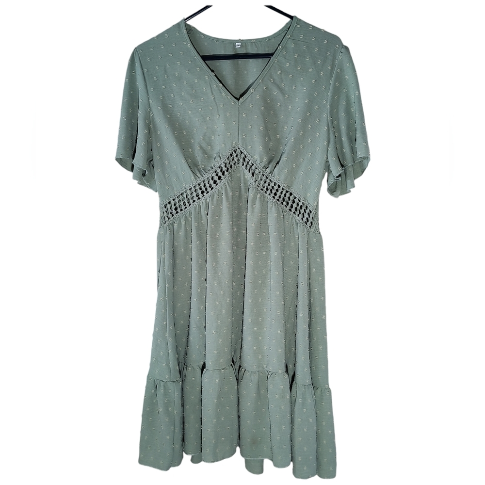 Sage green dress